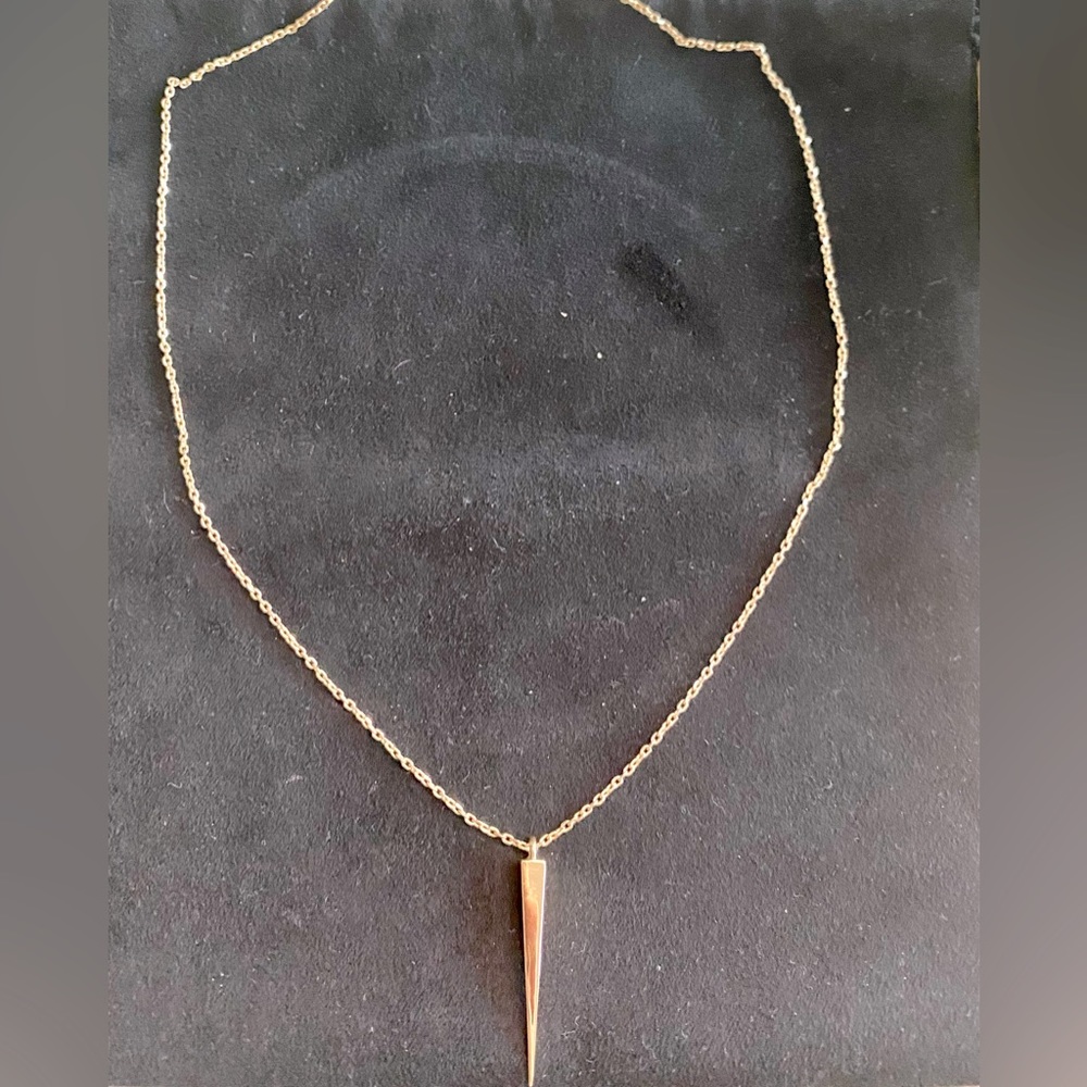 Melinda Maria Pyramid Pendant Necklace